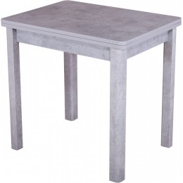 Стол Домотека Дрезден М-2 (серый бетон/04) 60(120)х80