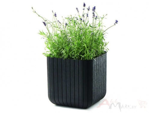 Keter Wood Look Cube Planter S 17202066
