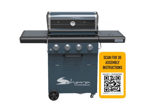 Гриль газовый Sahara X450 4 Burner Gas BBQ