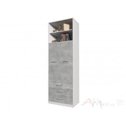 Шкаф комбинированный Интерлиния Innova-V01 бетон