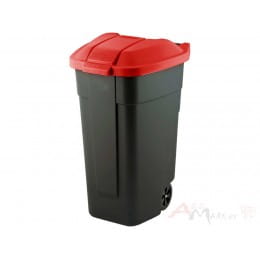 Контейнер для мусора Curver Segretation 12900-879 110 л черный / красный