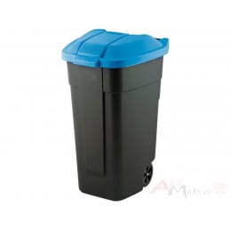 Контейнер для мусора Curver Segretation 12900-857 110 л черный / синий