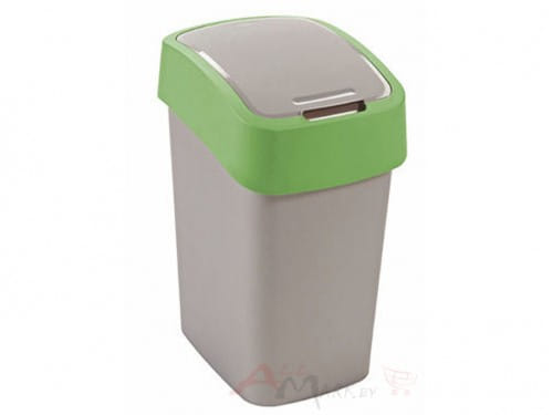 Контейнер для мусора Curver Pacific Flip Bin 25 л серый / зеленый