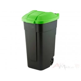 Контейнер для мусора Curver Segretation 12900-847 110 л черный / зеленый