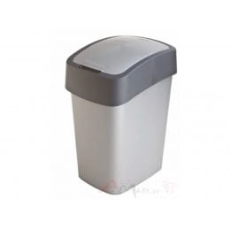 Контейнер для мусора Curver Pacific Flip Bin 50 л серый / графит