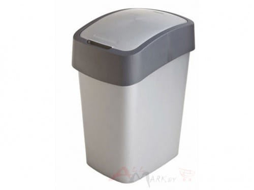 Контейнер для мусора Curver Pacific Flip Bin 50 л серый / графит