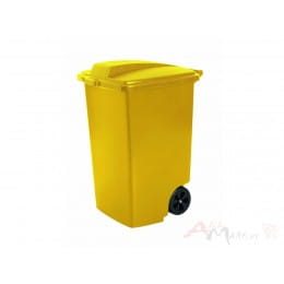 Контейнер для мусора Curver Refuse Bin 100 л желтый