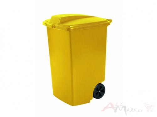 Контейнер для мусора Curver Refuse Bin 100 л желтый