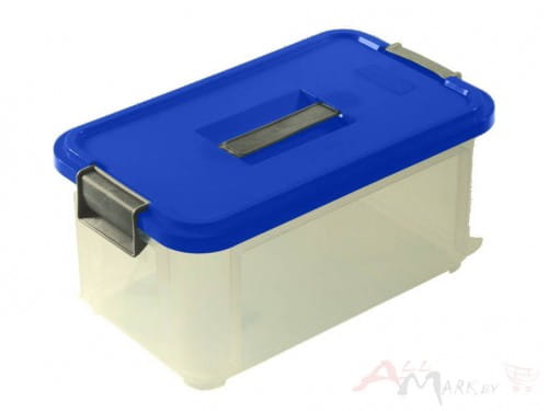 Контейнер Curver Box Vanity 9.5 L прозрачный / синий