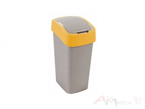 Контейнер для мусора Curver Flip Bin 50L оранжевый
