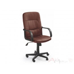 Кресло компьютерное Halmar Denzel коричневое