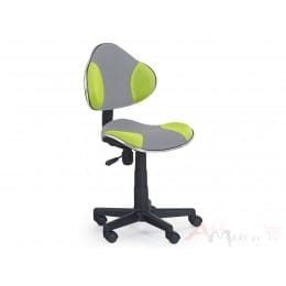 Кресло компьютерное Halmar Flash 2 серо-зеленое