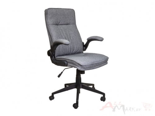 Кресло компьютерное Седия BORIS ткань/серый