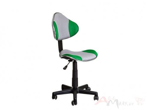 Кресло компьютерное Седия MIAMI серый/зеленый