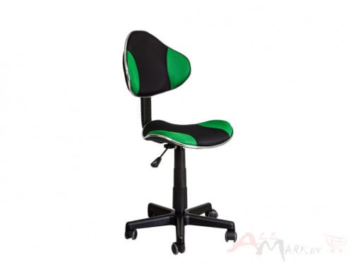 Кресло компьютерное Седия MIAMI черный/зеленый