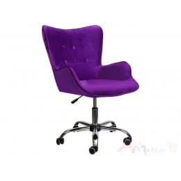 Кресло компьютерное Sedia Bella велюр/фиолетовый