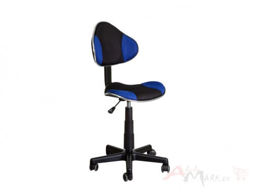 Кресло компьютерное Седия MIAMI черный/синий