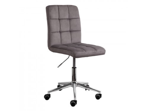 Кресло Седия Фиджи, светло-серый велюр HCJ-38