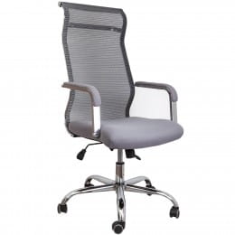 Кресло компьютерное Sedia Grid B, серый