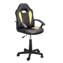 Кресло компьютерное Sedia Race желтый / черный