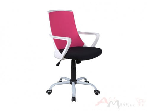 Кресло компьютерное Q 248 розовый / черный Signal