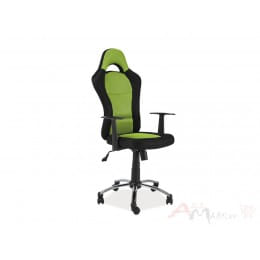 Кресло компьютерное Signal Q 039 черно-зеленое