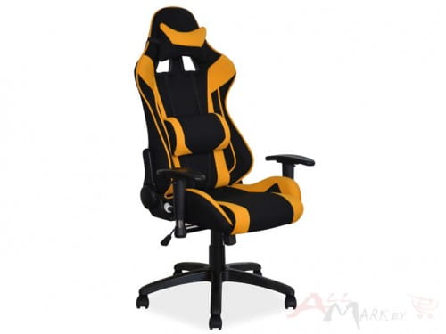 Кресло компьютерное Viper черный / желтый Signal