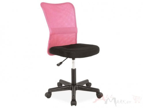Кресло компьютерное Q 121 черно-розовое Signal