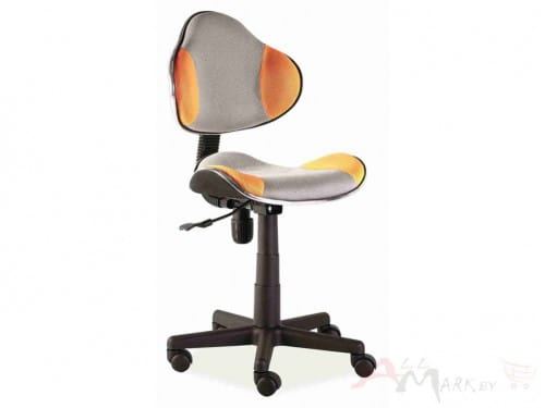 Кресло компьютерное Q-G2 оранжевый / серый Signal