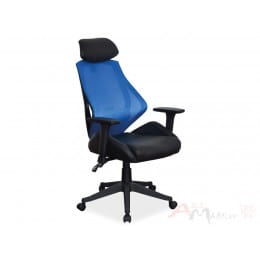Кресло компьютерное Signal Q 406 черный / синий
