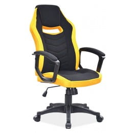 Кресло компьютерное Signal Camaro, черный/желтый