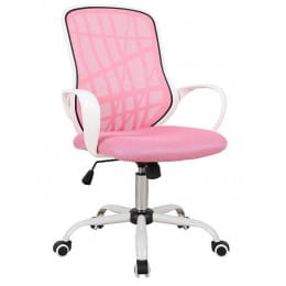 Кресло компьютерное Signal Dexter, розовый/белый