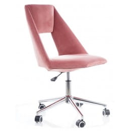 Кресло компьютерное Signal Pax velvet, античный розовый