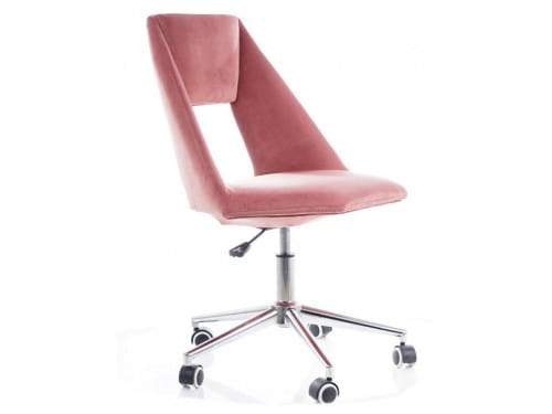 Кресло компьютерное Signal Pax velvet, античный розовый