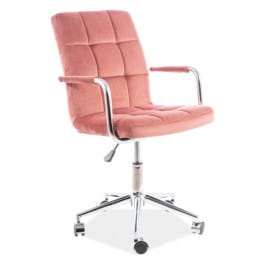 Кресло компьютерное Signal Q-022 velvet, античный розовый