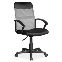 Кресло компьютерное Signal Q-702, серый/черный