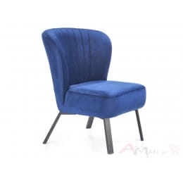 Кресло Halmar Lanister синее