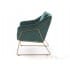 Кресло Soft 3 Halmar темно-зеленое