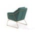 Кресло Soft 3 Halmar темно-зеленое