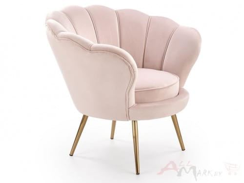 Кресло Amorino Halmar светло-розовое