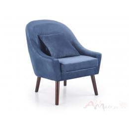 Кресло Halmar Opale темно-синее