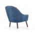 Кресло Opale Halmar темно-синее