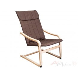 Кресло-качалка Sedia Comfort, коричневое
