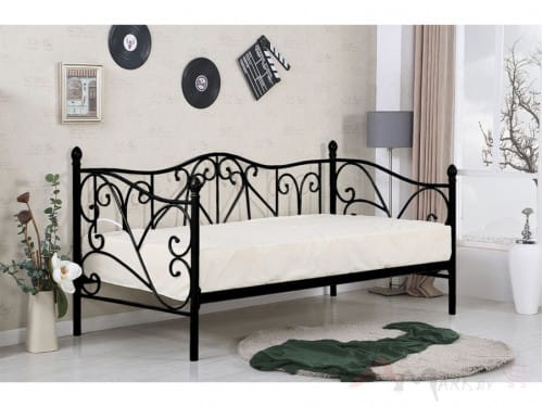 Кровать Sumatra Halmar 90 черная