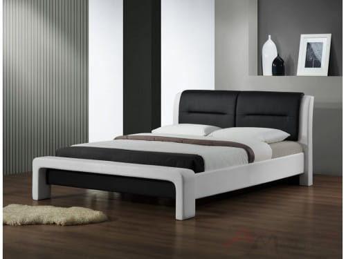 Кровать Cassandra Halmar 160 бело-черный