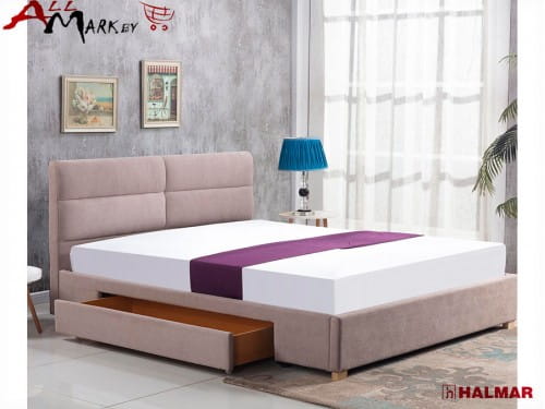 Двуспальная кровать Halmar Merida ткань