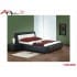 Двуспальная кровать Halmar Samanta P из экокожи
