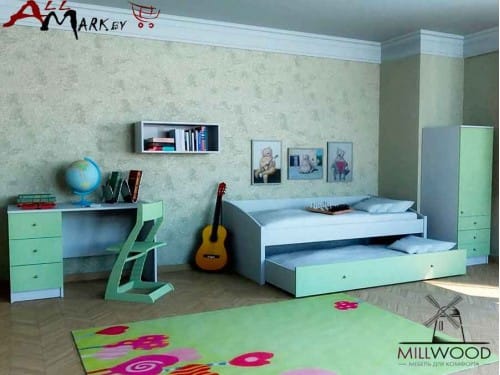 Детская кровать-тахта Neo 4 Millwood с выдвижным спальным местом