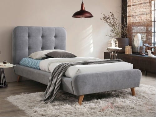 Кровать Tiffany серый Signal 90x200