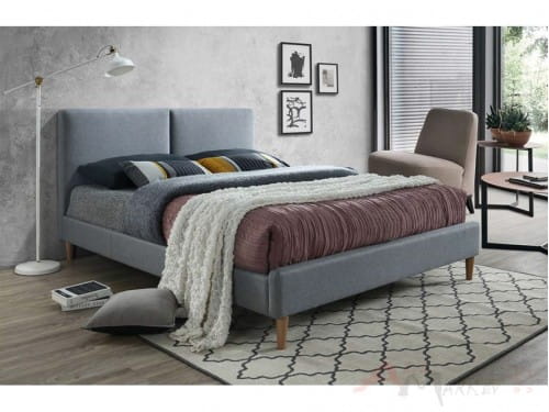 Кровать Acoma серый / дуб Signal 160x200